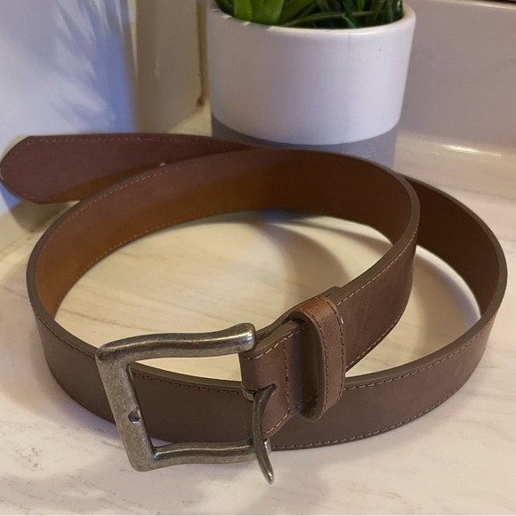 Men’s Brown Dress Belt, Size 36 - Picture 1 of 6